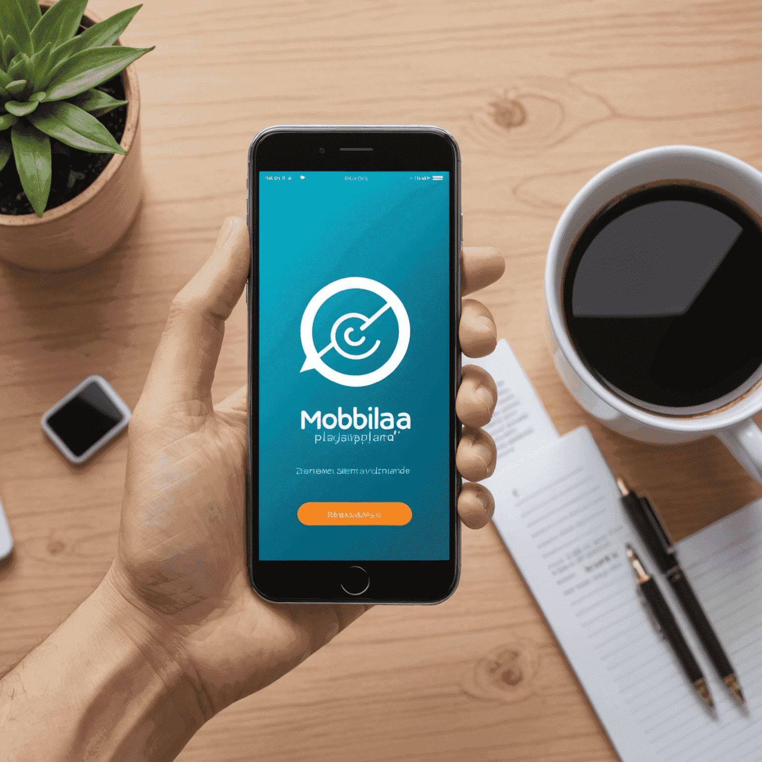 شعار موبيبلايا - شركة حلول الاتصالات المتنقلة